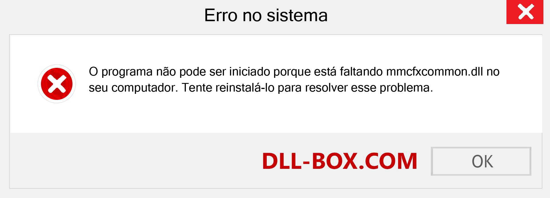 Arquivo mmcfxcommon.dll ausente ?. Download para Windows 7, 8, 10 - Correção de erro ausente mmcfxcommon dll no Windows, fotos, imagens